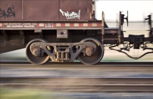 Ukázka techniky panning, fotografování pohybu na delší časy