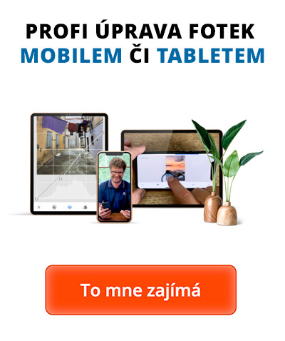 úprava fotek mobilem či tabletem online trénink